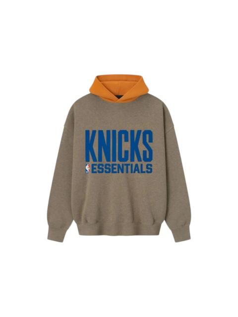 ESSENTIALS Fear of God Essentials Knicks Sport Hoodie Homestead Heather/Orange