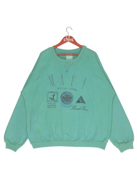 Other Designers Vintage - Vintage Maui Beach Wear Sweatshirt