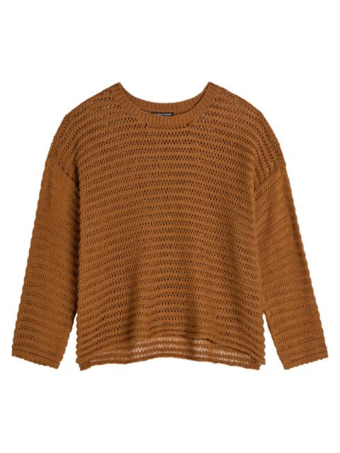 EILEEN FISHER Eileen Fisher Open-knit Cotton Jumper