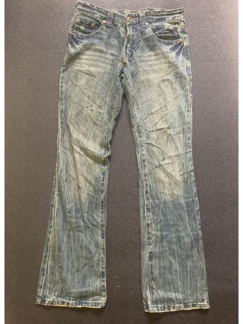 Other Designers Japanese Brand - FLARED Distresssed Jeans