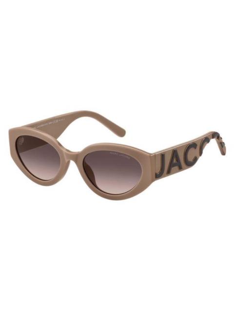 Marc Jacobs Marc Jacobs Brown Shaded Oval Ladies Sunglasses MARC 694/G/S 0NOY/HA 54