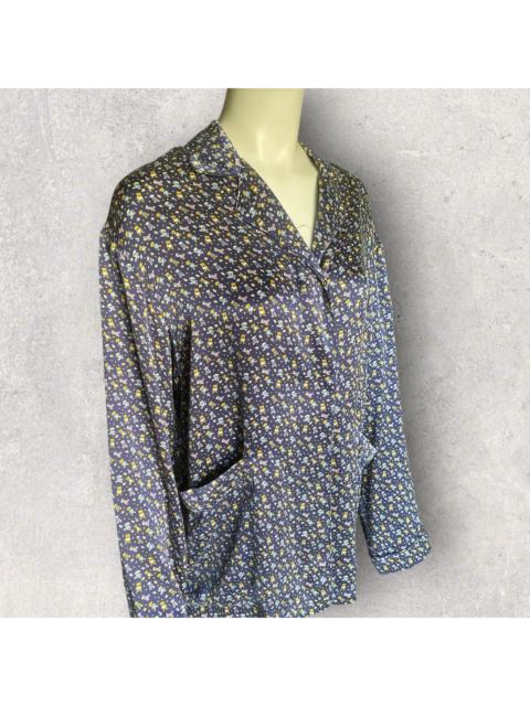BALENCIAGA Balenciaga Silk Teddy Bear Pajama Shirt