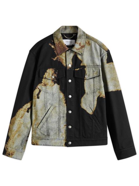 Alexander McQueen Alexander McQueen Acid Treatment Denim Jacket