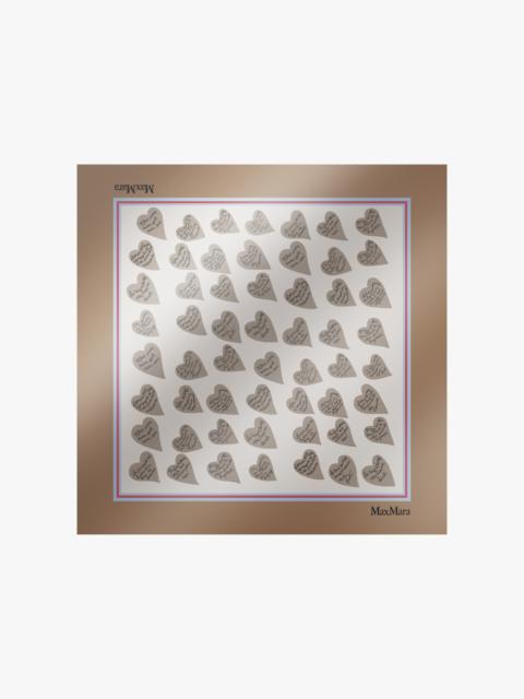 Max Mara NUMANA Printed silk twill foulard