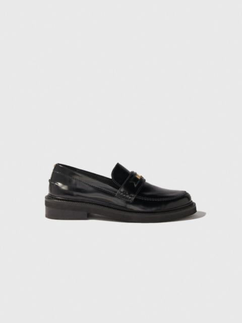 maje Leather loafers