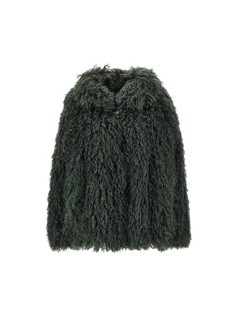 EMPORIO ARMANI Emporio Armani Faux Fur Jacket Green Women