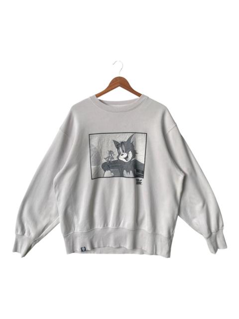 Other Designers Warner Bros Tom And Jerry Cartoon Printed Sweatshirt/L