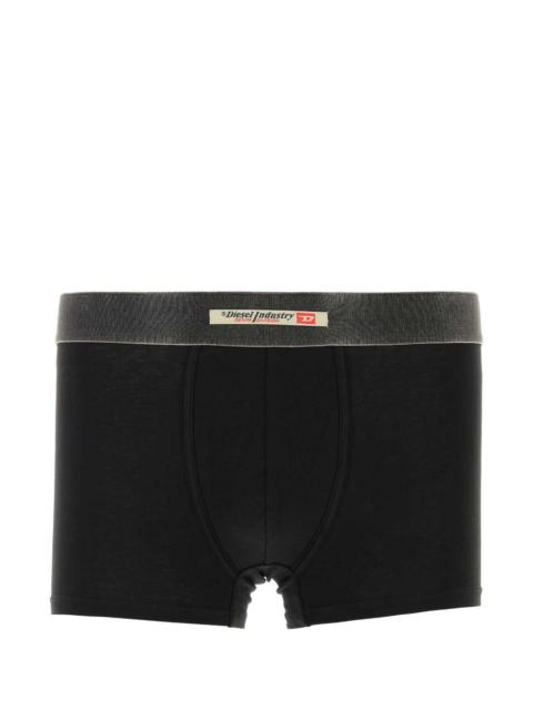 Diesel Diesel Men Black Stretch Cotton Boxer Set