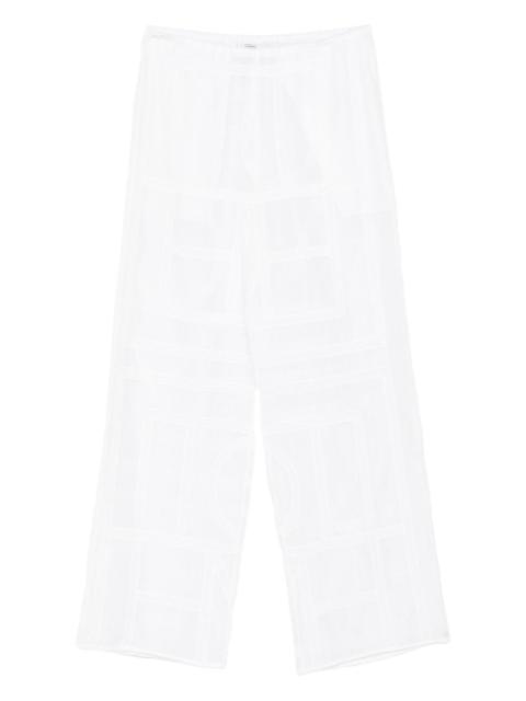TOTEME Toteme Women Geometric Pattern Trousers
