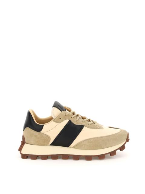 Tod's Suede Leather And Nylon 1 T Sneakers