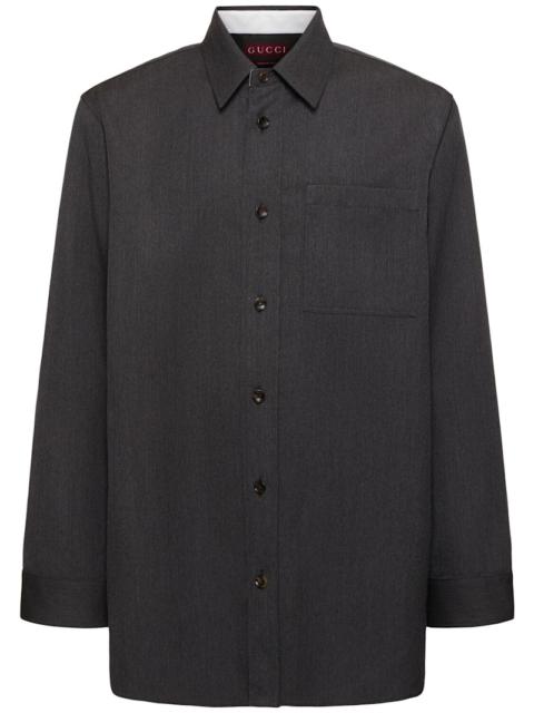 GG wool shirt