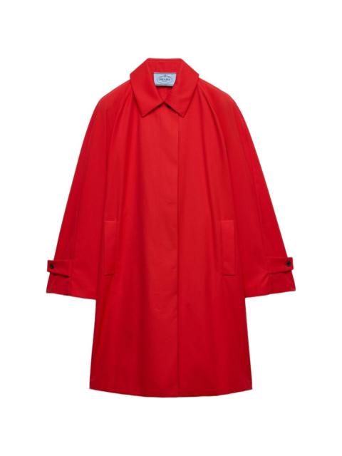 Prada Prada Women Gabardine Midi Coat