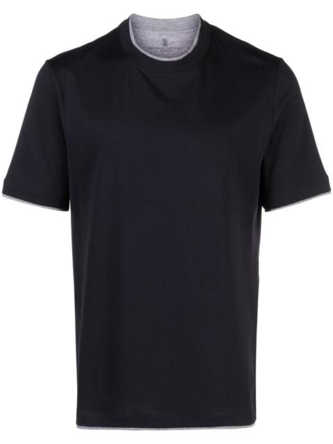 Brunello Cucinelli Brunello Cucinelli Men T-Shirt With Faux-Layering