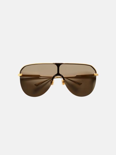 Bottega Veneta Bottega Veneta Women Long Ribbon Shield Sunglasses