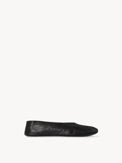The Row Stella Slipper in Leather