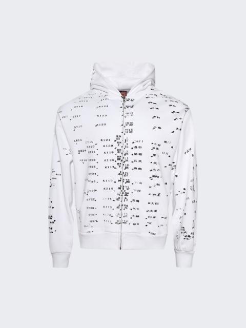 Praying Acupuncture Hoodie White
