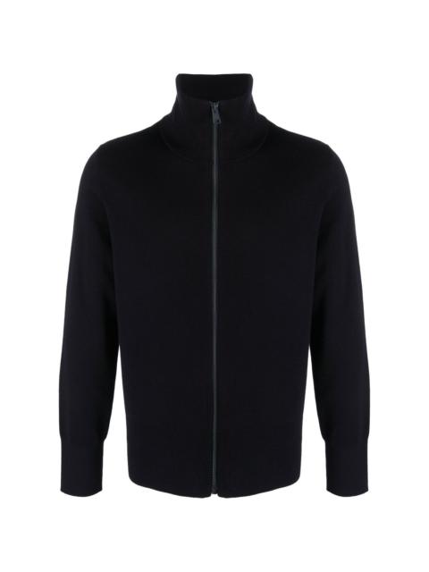 Sandro high-neck zip-up cardigan
