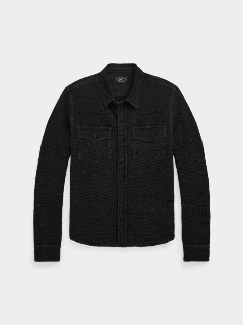 RRL by Ralph Lauren Indigo Jacquard Workshirt