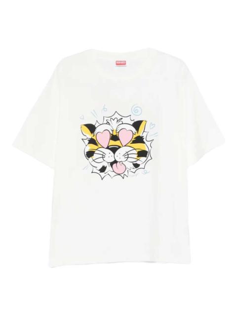 KENZO Kenzo Men Tiger Print T-Shirt