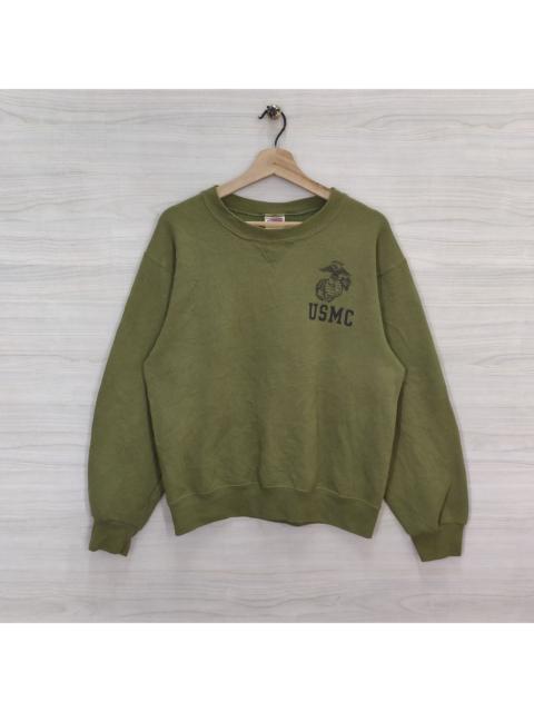 Other Designers Vintage - Vtg 90s Soffe Usmc Marines Crewneck