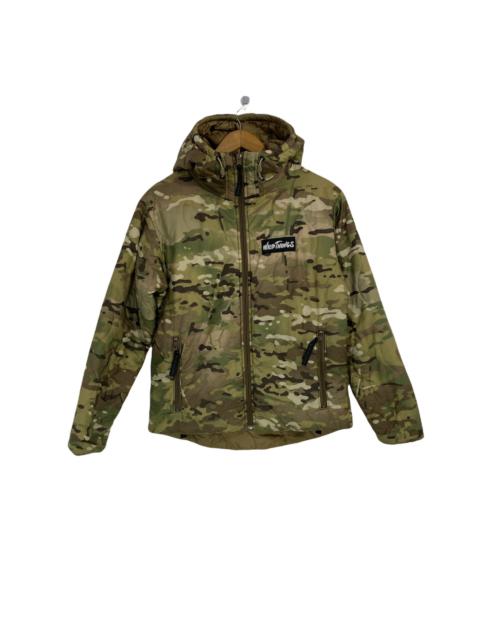 Other Designers Wild Things - Wild Things Quilted Reversible Camouflage Jacket Hoodie