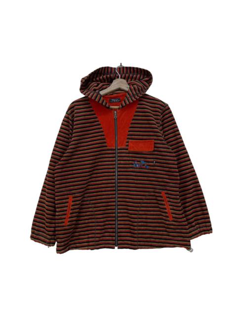 Other Designers Vintage - Japanese Brand Natalie Topyo Striped Hoody Jacket