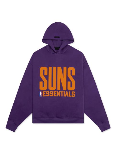 ESSENTIALS FEAR OF GOD ESSENTIALS X NBA SUNS SPORT HOODIE - PURPLE REIGN