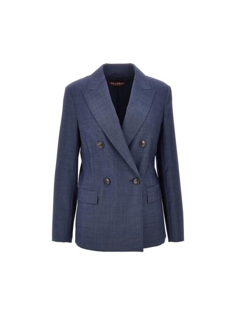 Max Mara Studio Max Mara Studio Virgin Wool Double-breasted Jacket