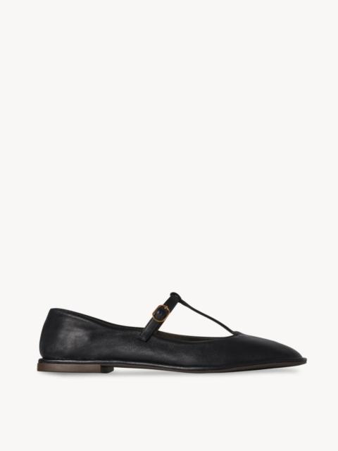 The Row THE ROW - Women Square T-Strap Shoes