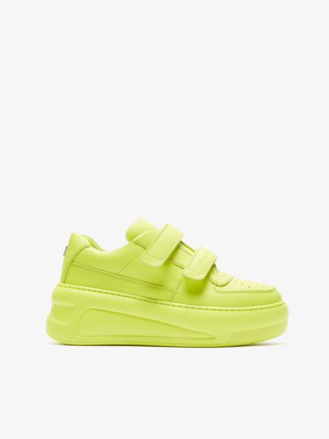 Acne Studios Velcro strap platform sneakers - Neon yellow