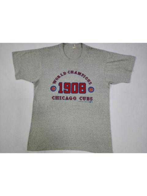 Other Designers Vintage - Vintage 80s 1988 CHICAGO CUBS Mlb Baseball Tee 50/50