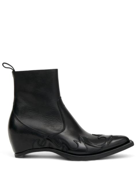 Maison Margiela Maison Margiela Women Heel-Less Western Flame Boots