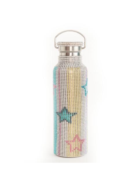 Collina Strada STAR STRIPE MULTI RHINESTONE WATER BOTTLE