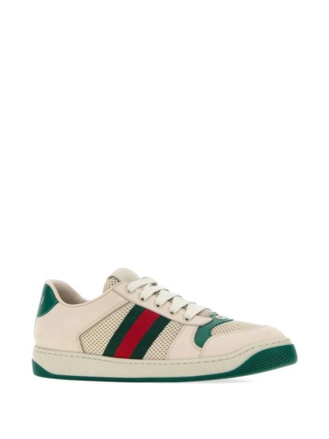 GUCCI Gucci Screener Sneakers Beige Women