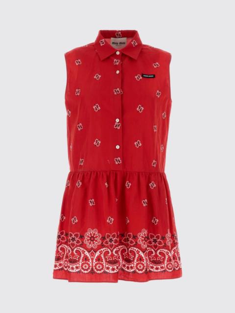 Miu Miu Miu Miu Women Dress Woman Miu Miu