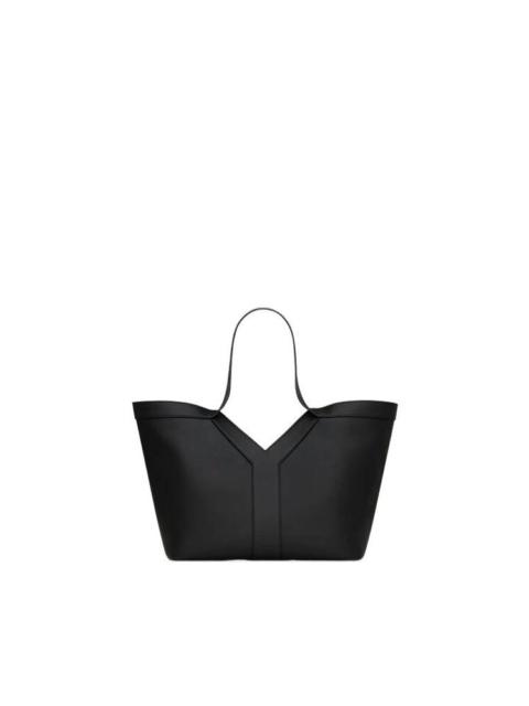 SAINT LAURENT Saint Laurent Y Small $3500 Black Tote Bag New & Authentic