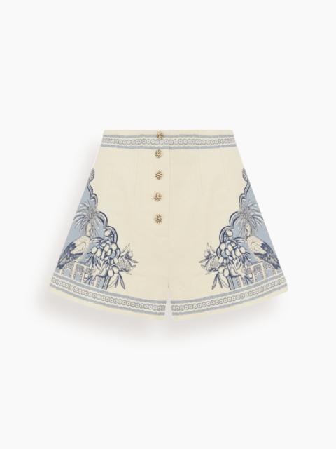 ALÉMAIS Villa Romantica Corset Short in Cream