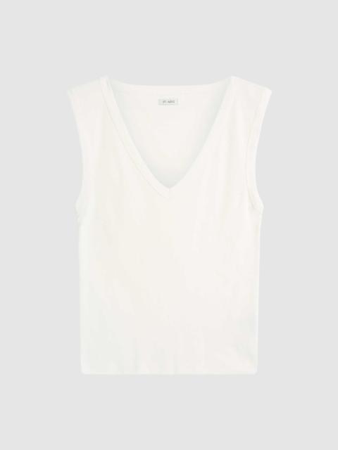 ST. AGNI Organic Cotton 90s Top - White