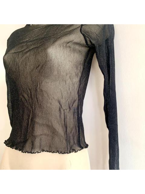 Other Designers Brandy Melville Women's Black Crop-top