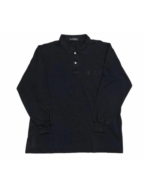 Other Designers Vintage - Vintage YvesSaintLaurent LongSleeve Polo Shirt