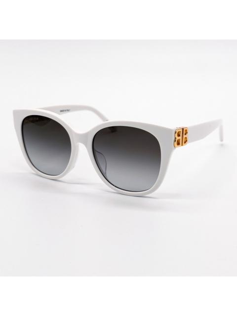 BALENCIAGA NEW BALENCIAGA BB0103SA 006 WHITE GREY WOMEN SUNGLASSES