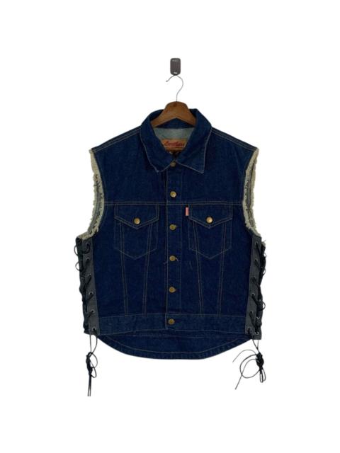 Other Designers VINTAGE KADOYA DENIM SLEEVELESS JACKET
