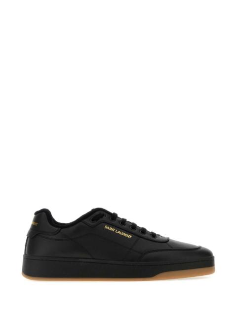 SAINT LAURENT Saint Laurent Men Black Leather Sl/61 Sneakers