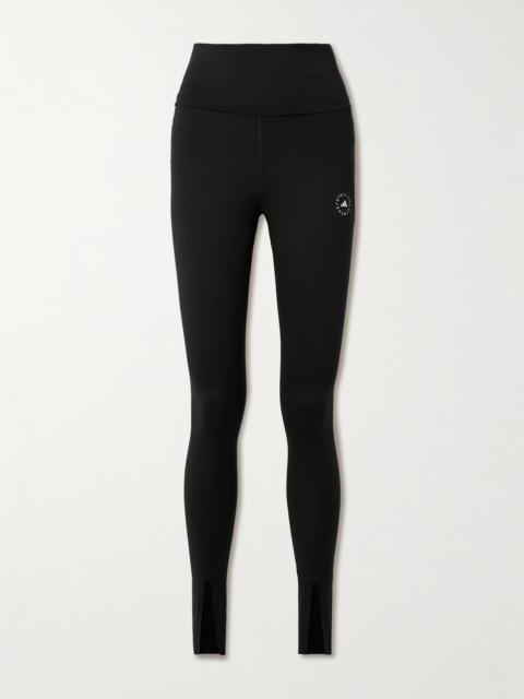 adidas Truestrength Logo-jacquard Recycled Stretch-jersey Leggings