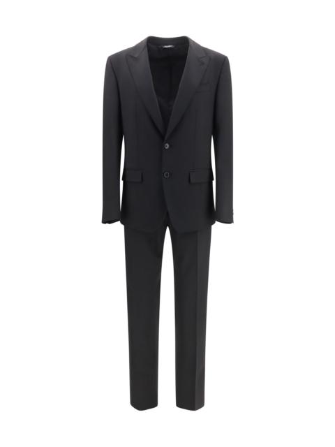 Dolce & Gabbana Dolce & Gabbana Martini Light Wool Suit Black Men