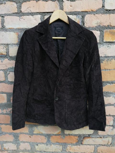 MUST GRAB!! Authentic A. P. C blazer curduroy design