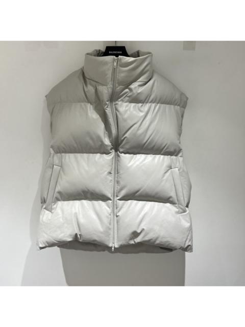 BALENCIAGA Balenciaga Oversized Puffer Leather Vest