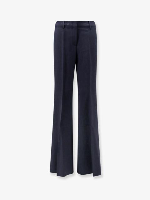 Etro Etro Wool Blend Trousers Blue Women
