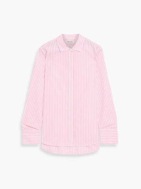 Other Designers Val striped cotton-poplin shirt