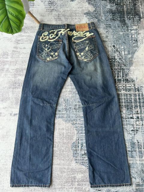 Other Designers KILLS LOVE Skull Logo Ed Hardy Jeans